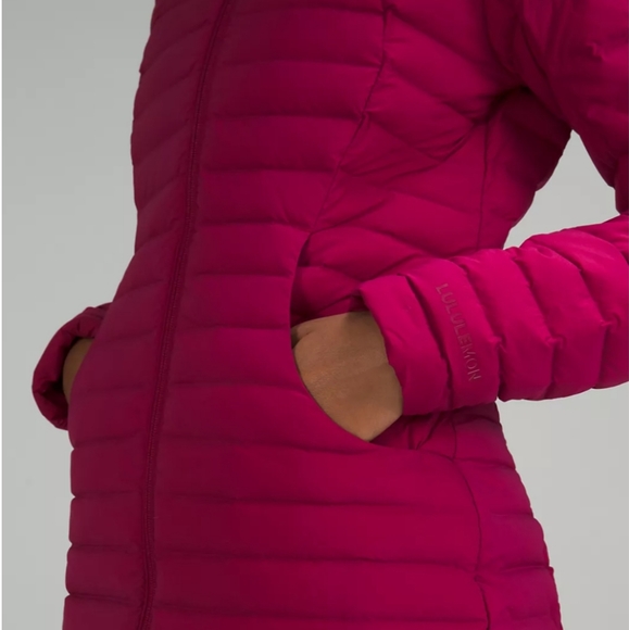 Lululemon Pack It Down Long Jacket Raspberry 6 NWT - Picture 4 of 11